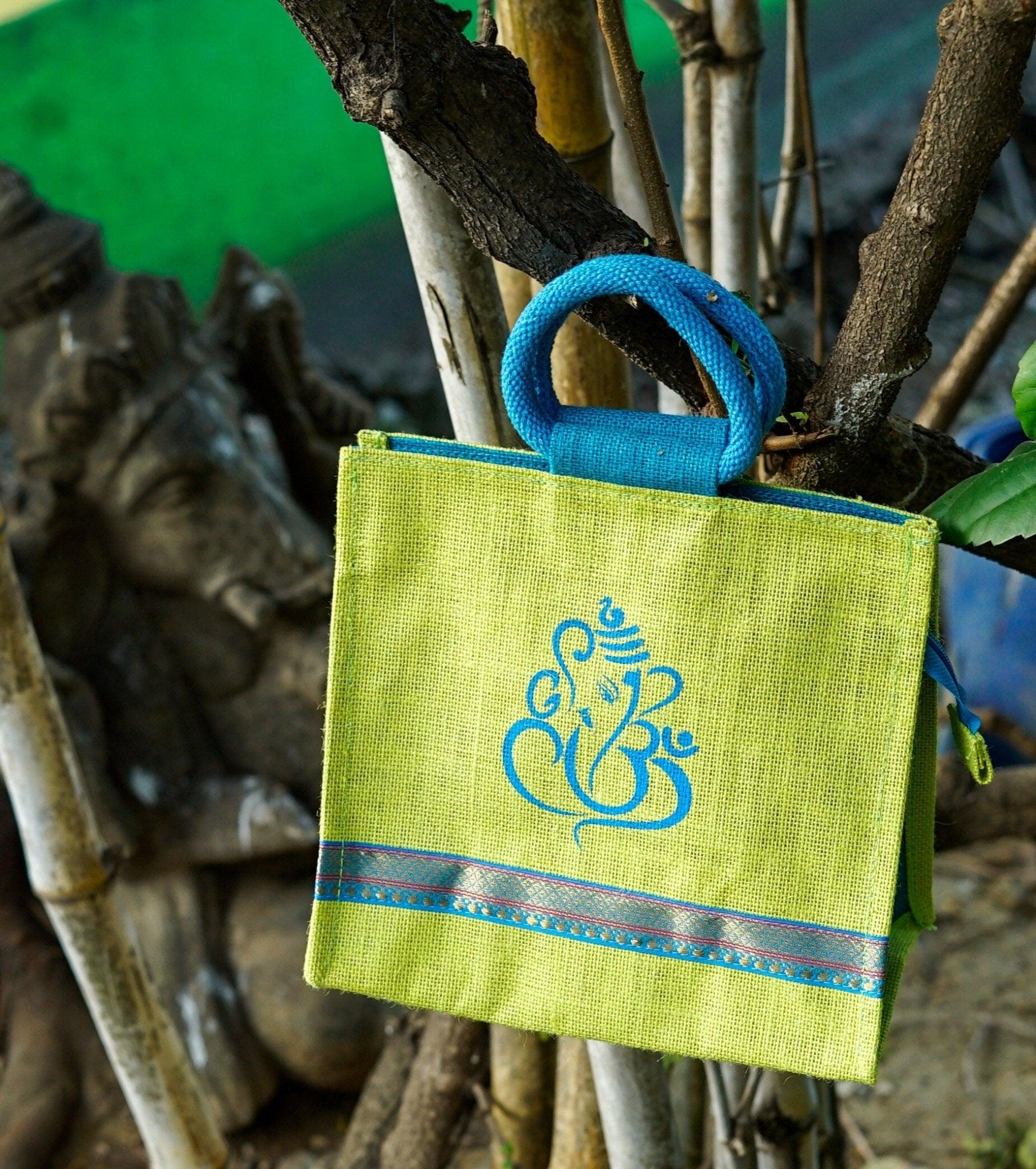 Unique Wedding Return Gift: Eco-Friendly Jute Thamboolam Bags